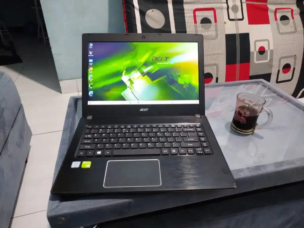 Laptop Acer E5 475G Dual VGA siap pakai