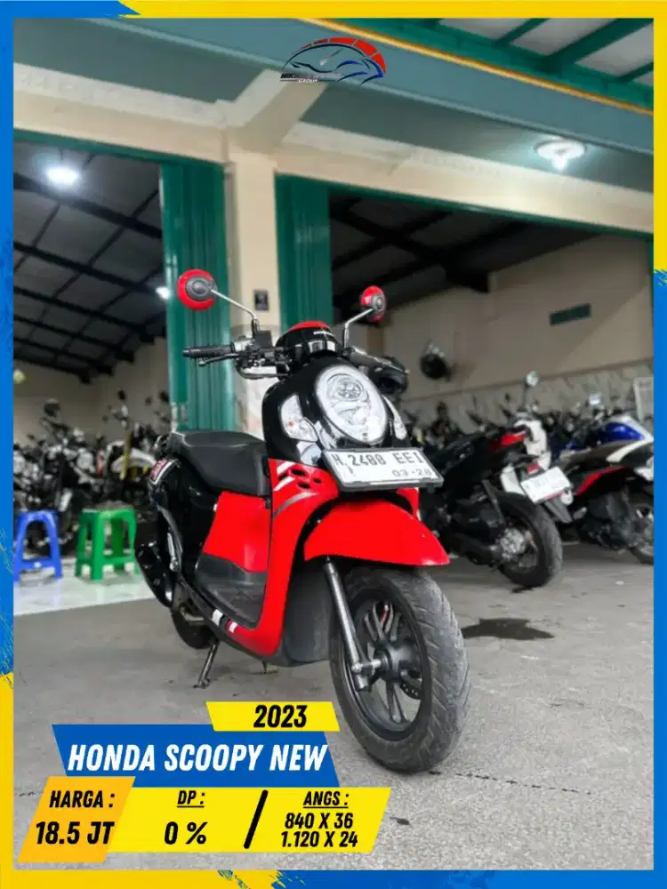 HONDA SCOOPY NEW 2023 GASS LURR HIKMAH MOTOR KEPUH MALANG