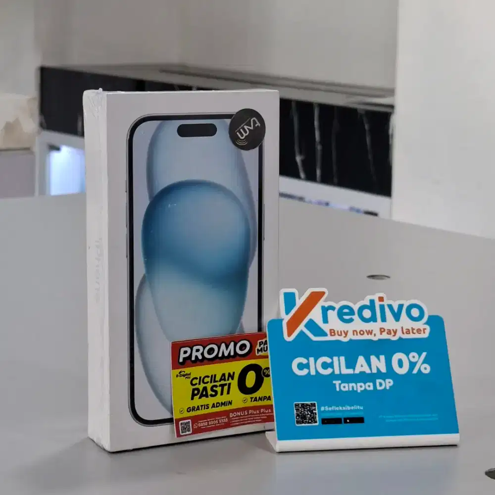 IPHONE 15 128 KONDISI SEGEL BERGARANSI RESMI IBOX