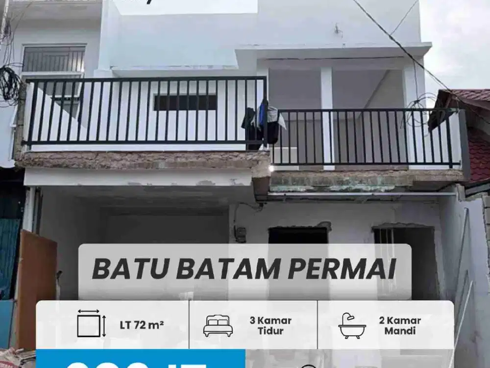 DIJUAL RUMAH CANTIK BATU BATAM PERMAI, BATAM