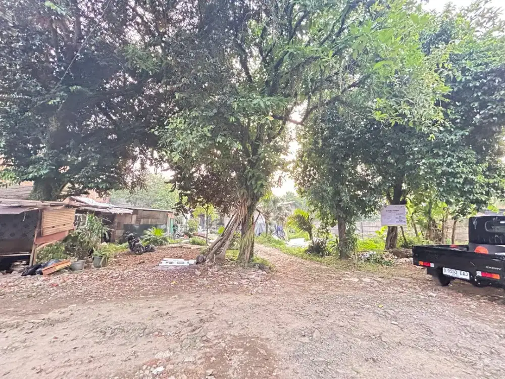 Tanah NJOP Rata Kotak Cocok untuk Usaha/Kantor/Gudang Dekat Jalan Raya Ciputat Parung Cinangka Depok