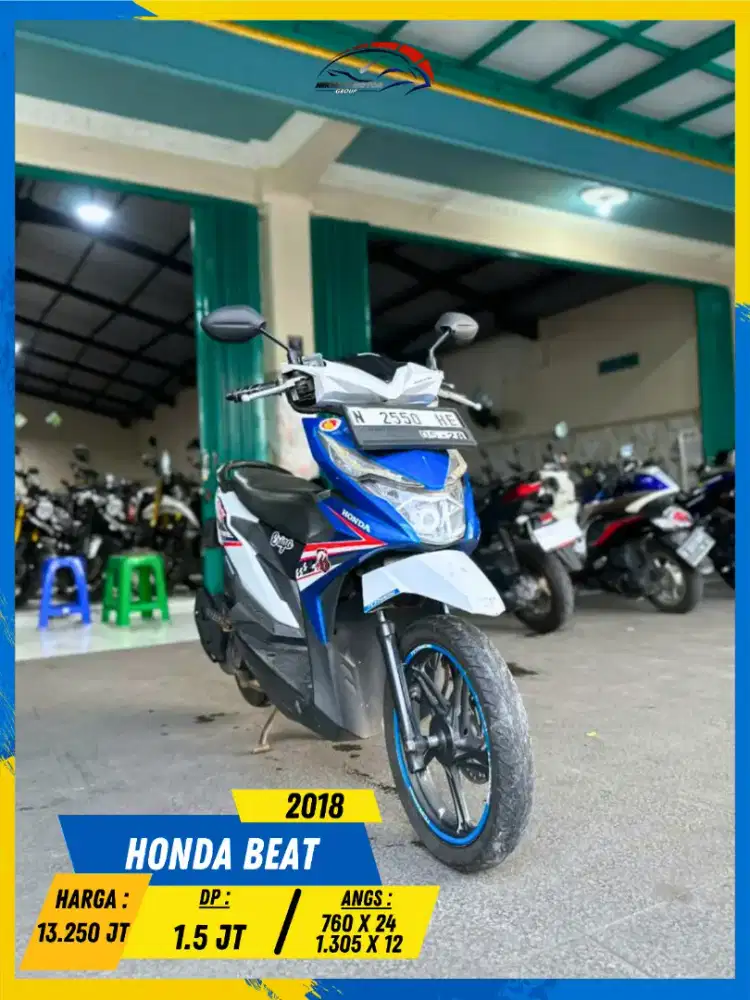HONDA BEAT 2018 BEKAS CIAMIK BOLOH HIKMAH MOTOR KEPUH MALANG