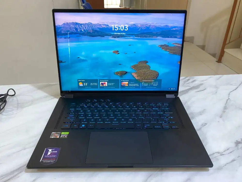 ASUS ROG FLOW X16 GV601RM AMD Ryzen 9 RAM 16GB SSD 1TB RTX 3060 6GB TS