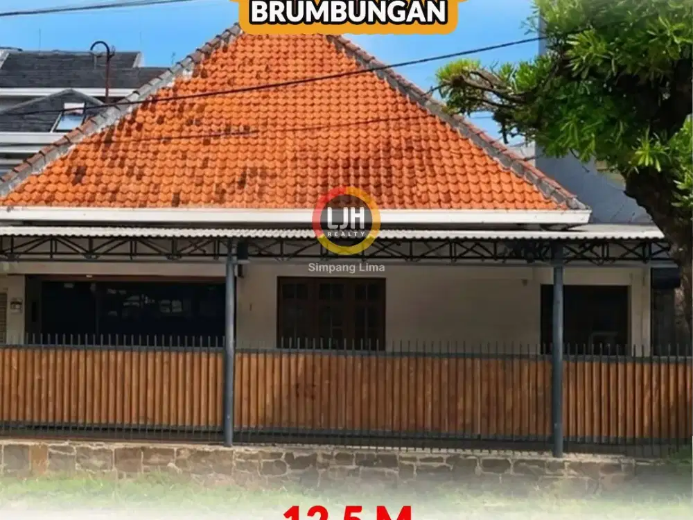Rumah Luas Hook Strategis di Brumbungan Semarang Tengah