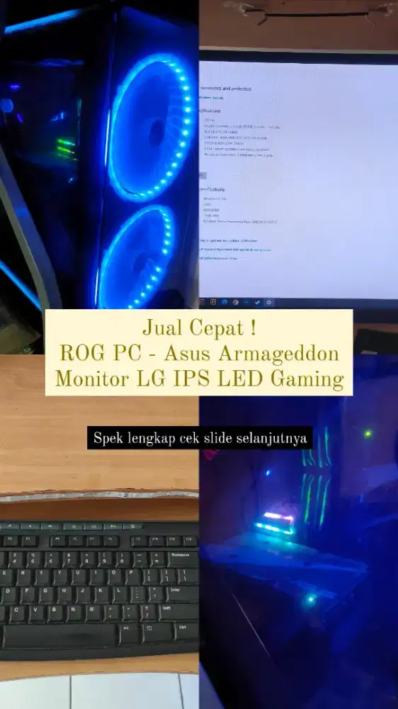 Asus Armagedon Core I7 Gen 9