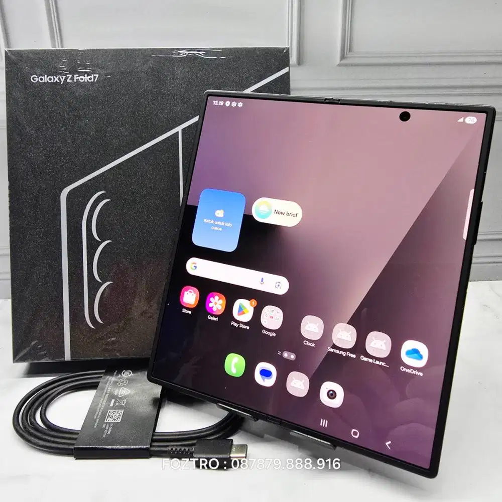 Samsung Galaxy Z Fold 7 12/256GB JetBlack Like New Fullset No Minus