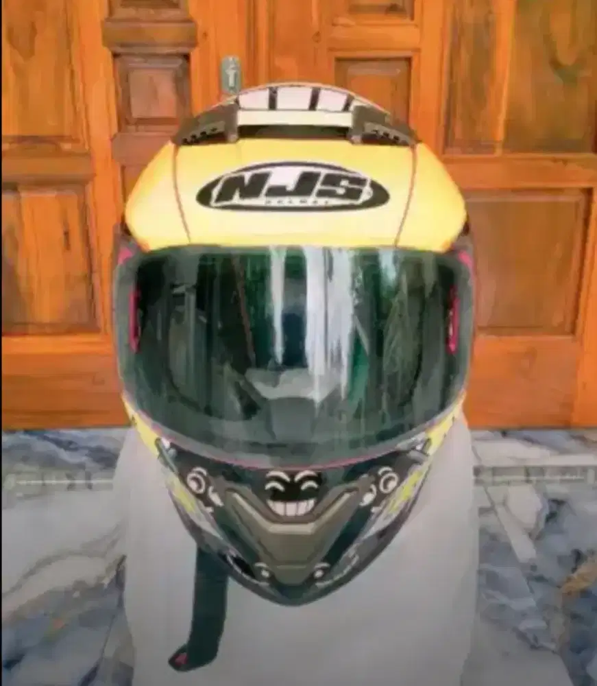 Helm NJS full face limitid edition emoticon