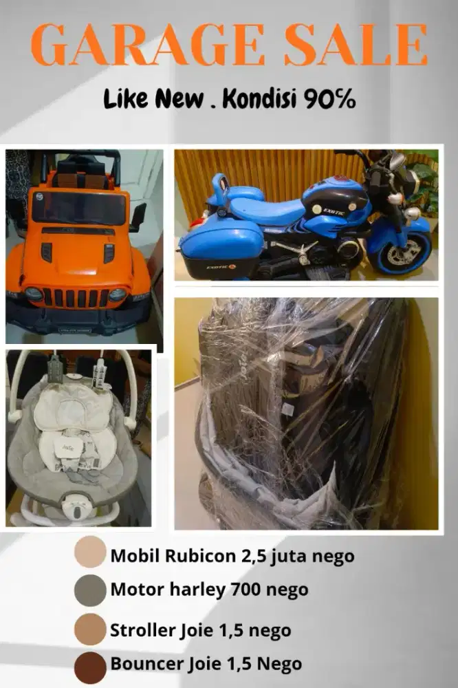 Barang bekas like new