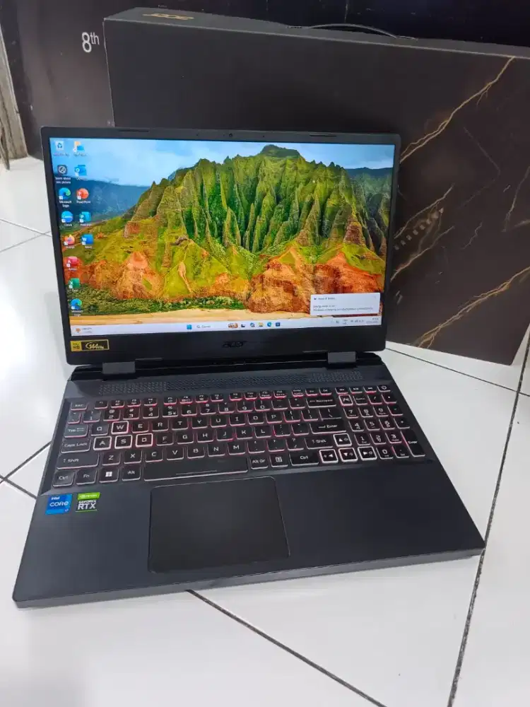 JUAL LAPTOP ACER NITRO 5 AN515-58 RTX 3050 RAM 16GB