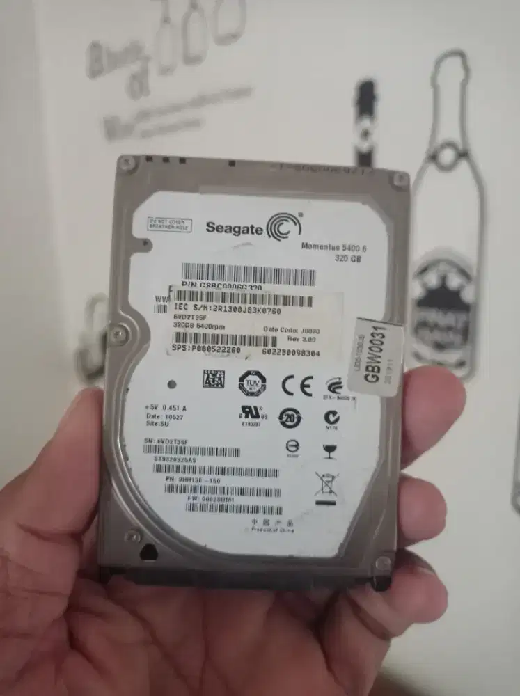 Hardisk leptop 320gb