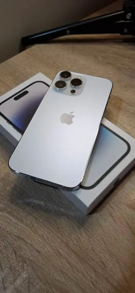 Iphone 14 promax silver 128 inter