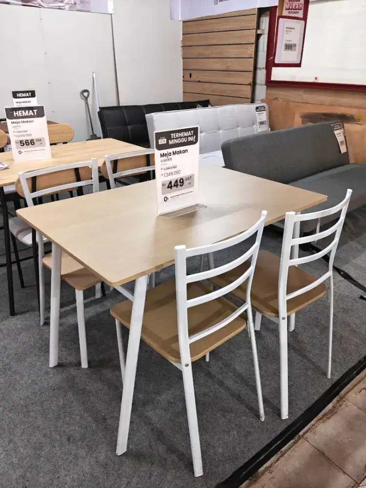 Promo set meja makan