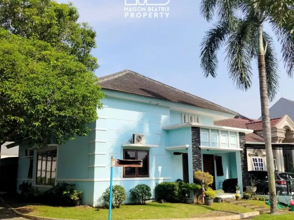 RUMAH HOEK SIAP HUNI LOKASI STRATEGIS DI TAMAN CHRYSANT - BSD