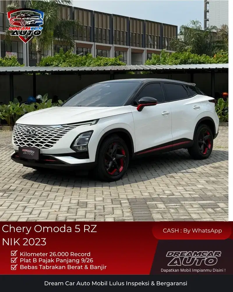[ Low KM 26rb ] Chery Omoda 5 Lux RZ Two Tone 2023 Putih Sunroof