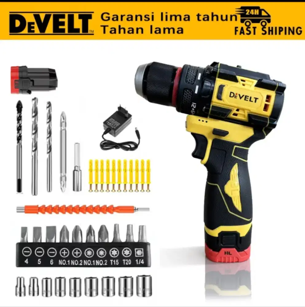 Bor DEVELT 18V 1BATERAI