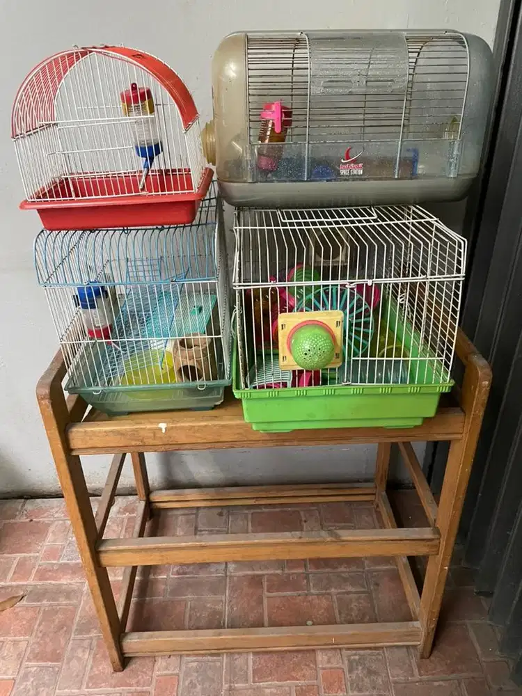 Kandang Hamster ada 4 set Gratis