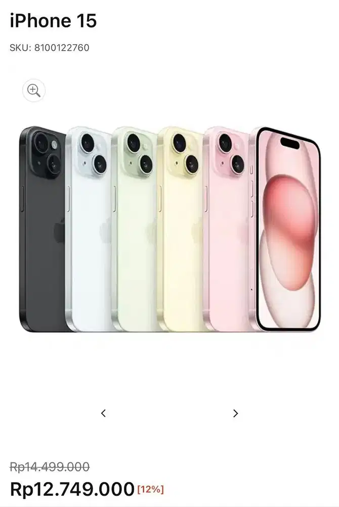 CICILAN IPHONE 15 128GB PAKAI HOME CREDIT TANPA DP POTONGAN 2 BULAN 0%