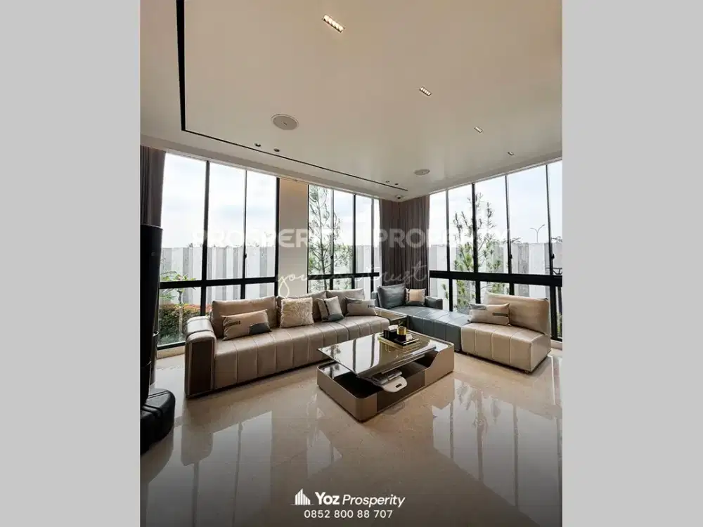 Rumah Mewah Interior Premium Tidak Nempel Tetangga di Cluster Keia Kawasan The Zora BSD City