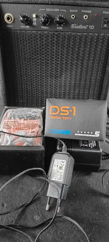Distorsi legendaris baru free adaptor & ampli gitar gress
