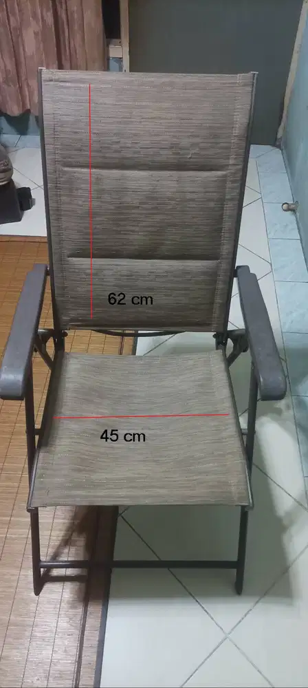 Kursi Lipat No Minus, Cocok untuk meja belajar dan meja komputer