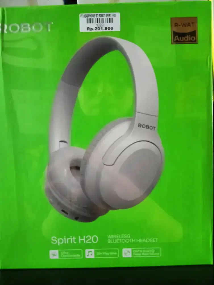 HEADPHONE BT ROBOT SPIRIT H20 | ATLANTIS DAHSYAT