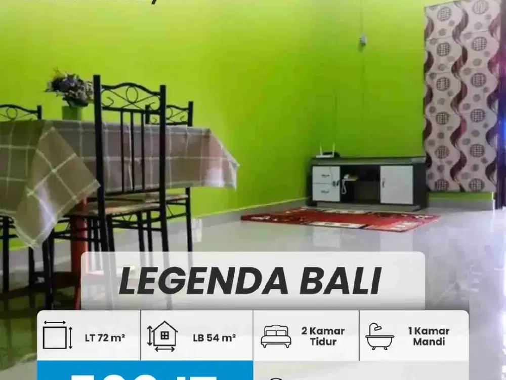 DIJUAL RUMAH LEGENDA BALI, BATAM