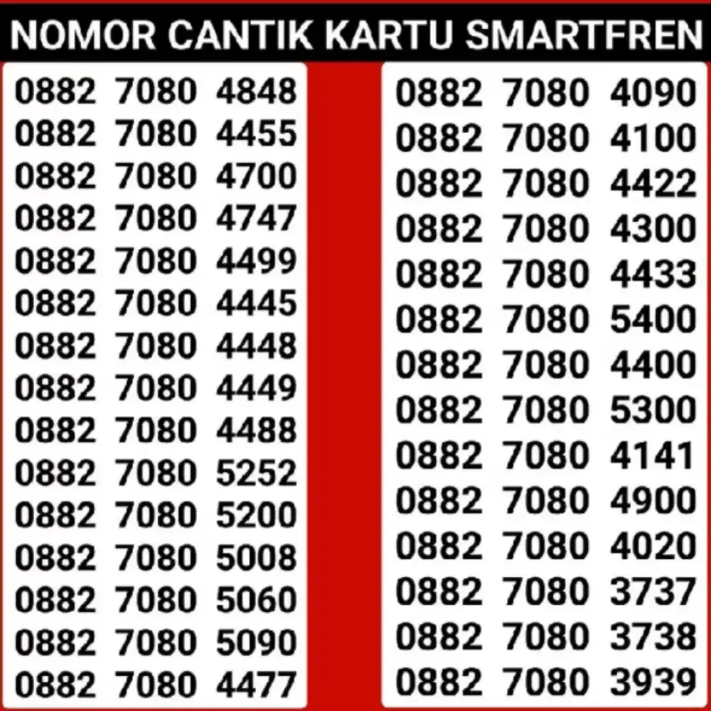 Cek #Nomor #cantik #smartfren 11 Digit gsm 4g 5G dengan harga