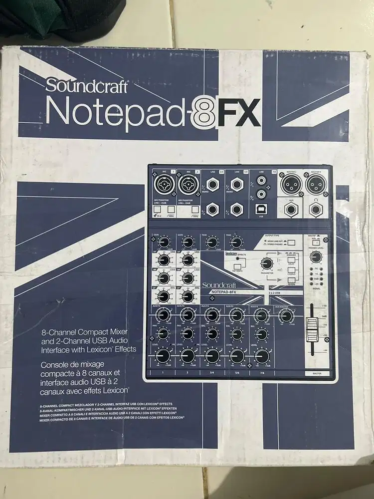 Mixer Soundcraft Notepad-8FX