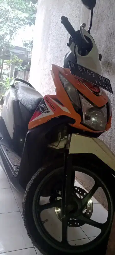Honda beat fi tahun 2014 plat ciledug tangerang