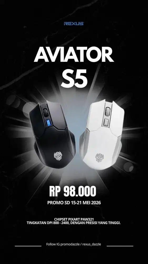 Mouse rexus Xierra Aviator S5