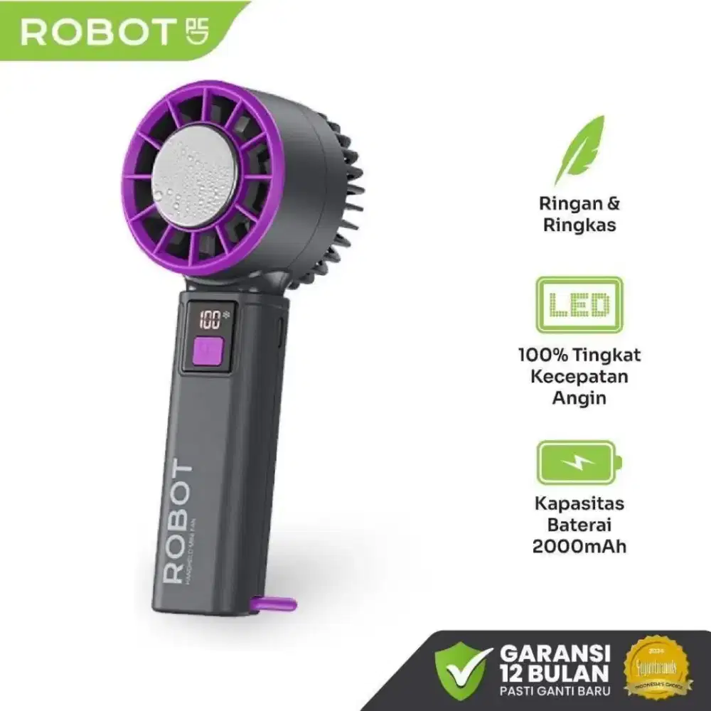 Kipas genggam robot RT-HF01 Pro