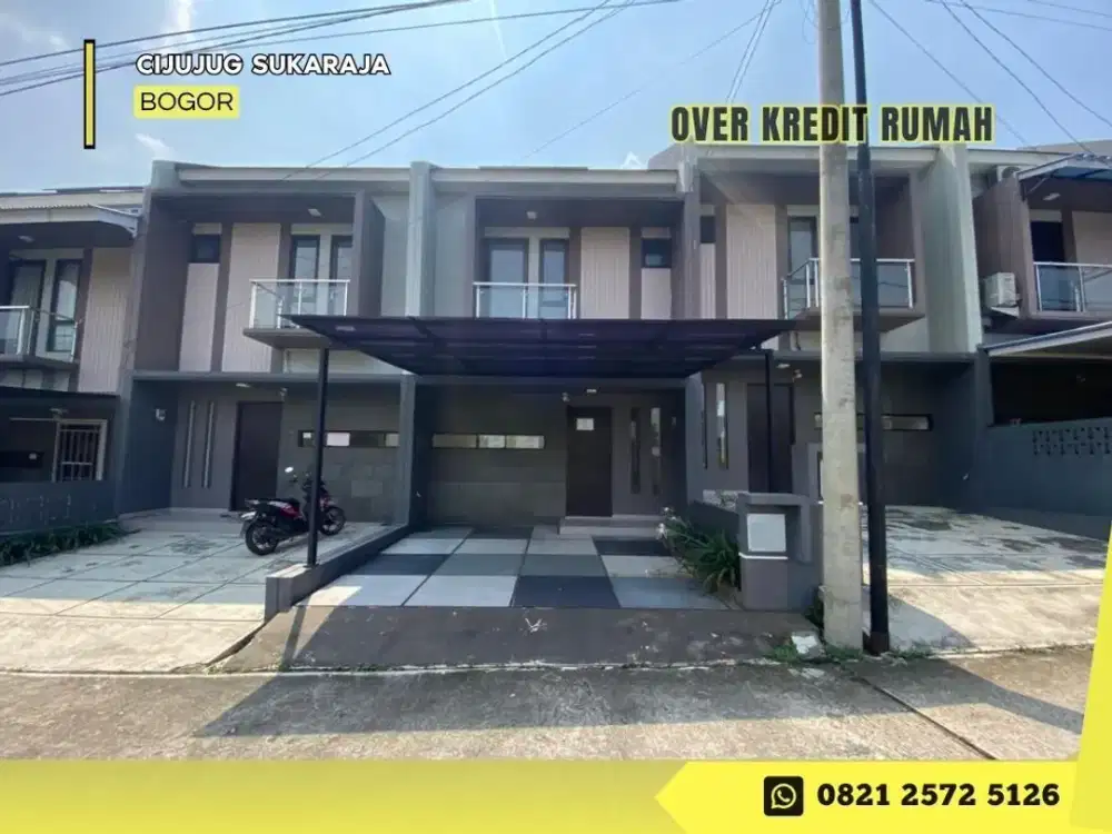 Jual Rumah Over Kredit 2LT dkt Tol di Perum Graha Laras Sentul Bogor