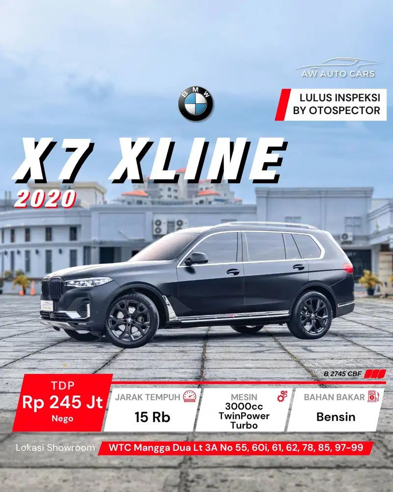 LOW KM BMW X7 4.0i xLine NIK 2020 xDrive 2021 msport