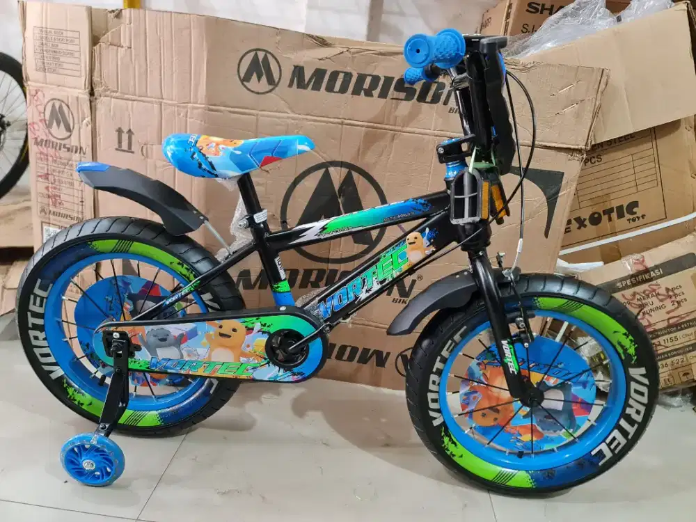 Sepeda Anak Sepeda BMX 16 Inch VORTEC ( BAN JUMBO 3.0 ) ( NAILONG )