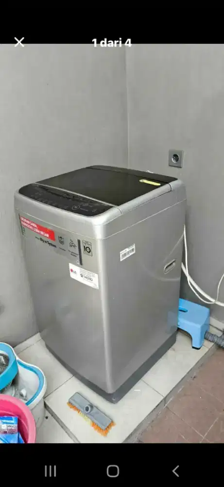 Dijual karna sdh upgrade jual mesin cuci LG INVERTER 11.5KG