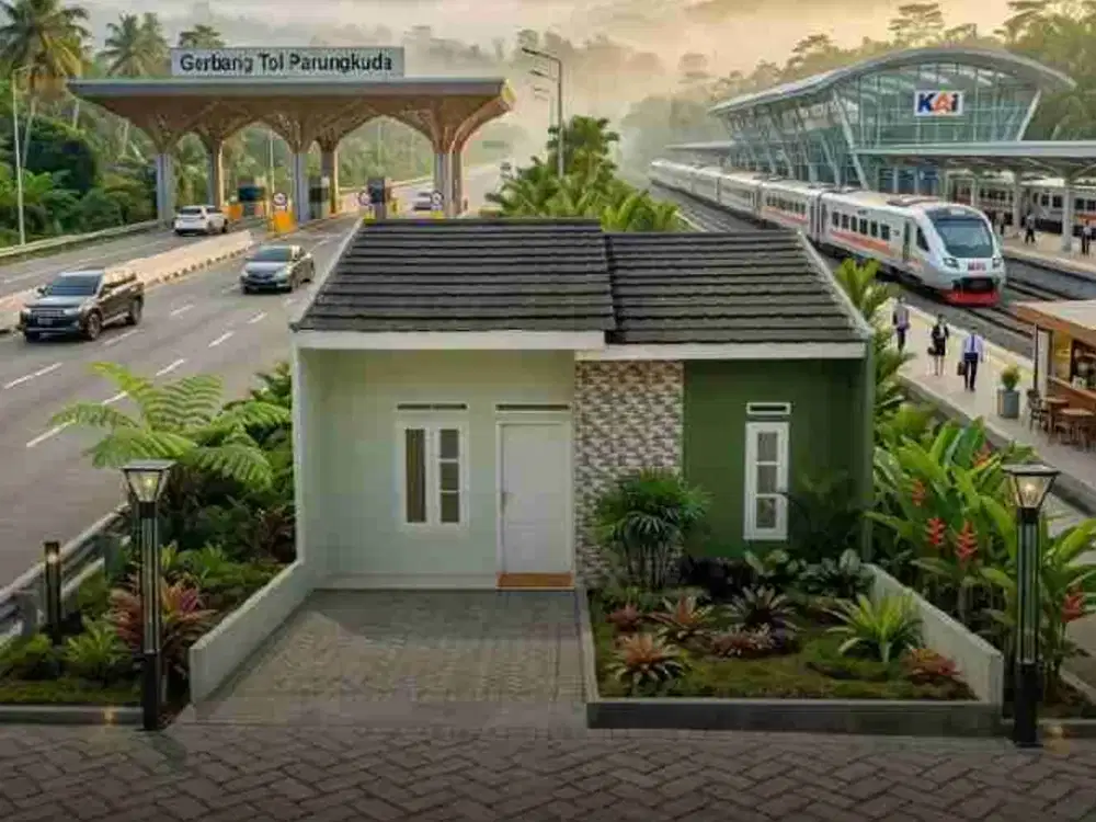 Rumah subsidi rasa komersil hanya 166jt di kawasan industri dekat stasiun Parungkuda