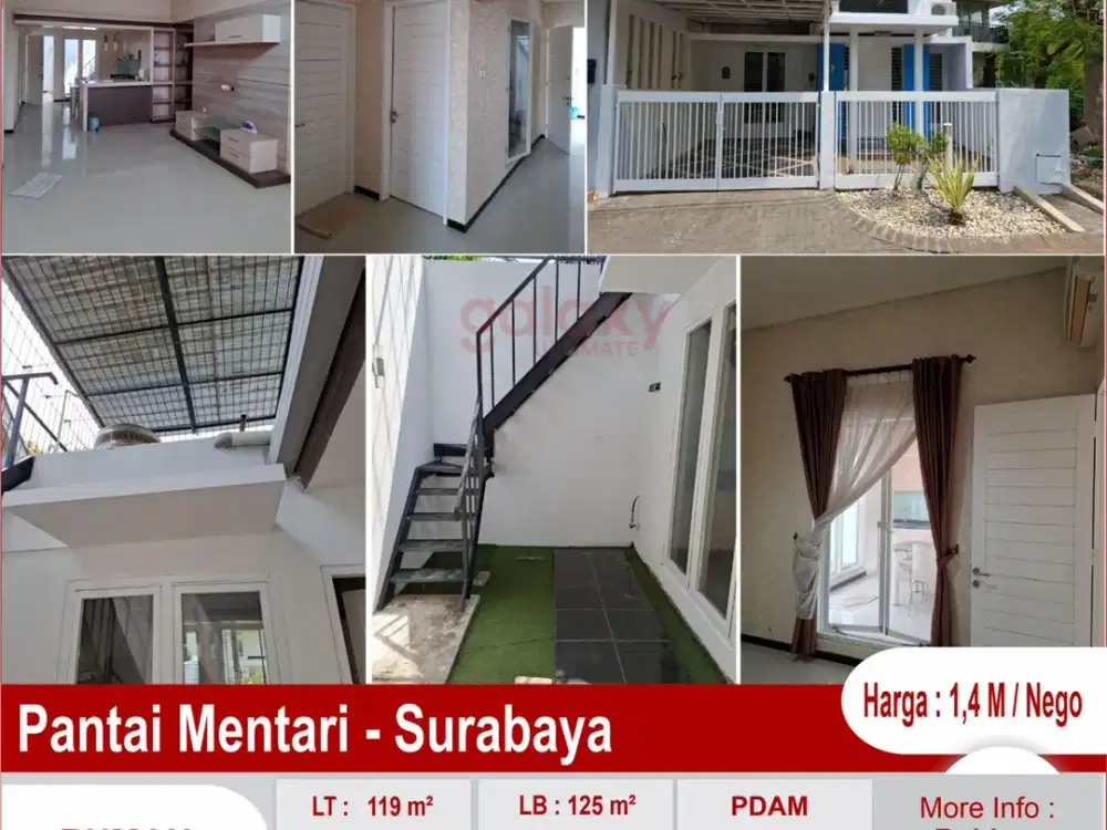 Rumah Di Perumahan Pantai Mentari Surabaya
