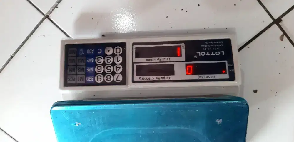 Timbangan digital laundry buah