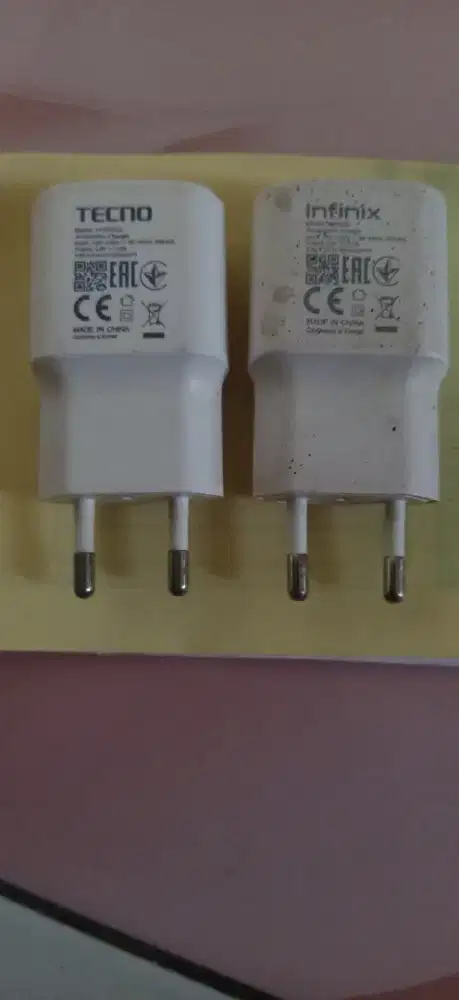 Charger original Tecno dan Infinix