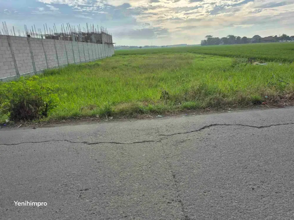 Dijual tanah pinggir jalan karangpawitan Karawang Barat