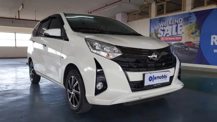 TDP 6,JT, Toyota Calya 1.2 G Bensin-AT Putih 2020