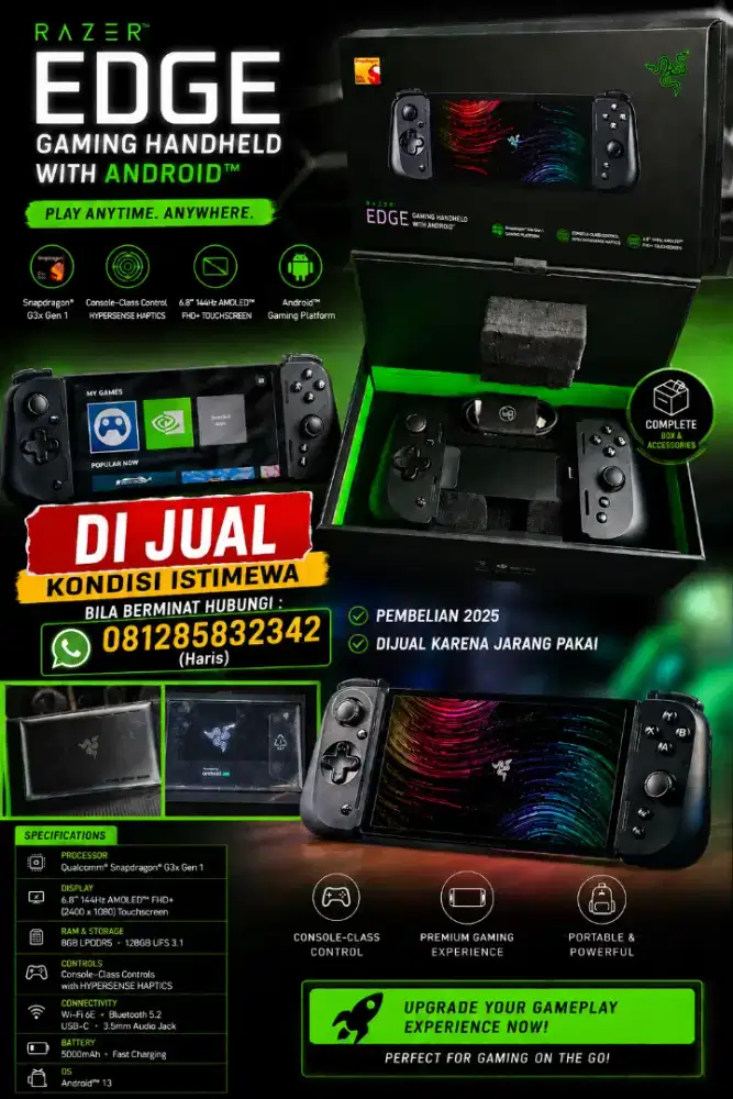 Razer Edge Tablet Android