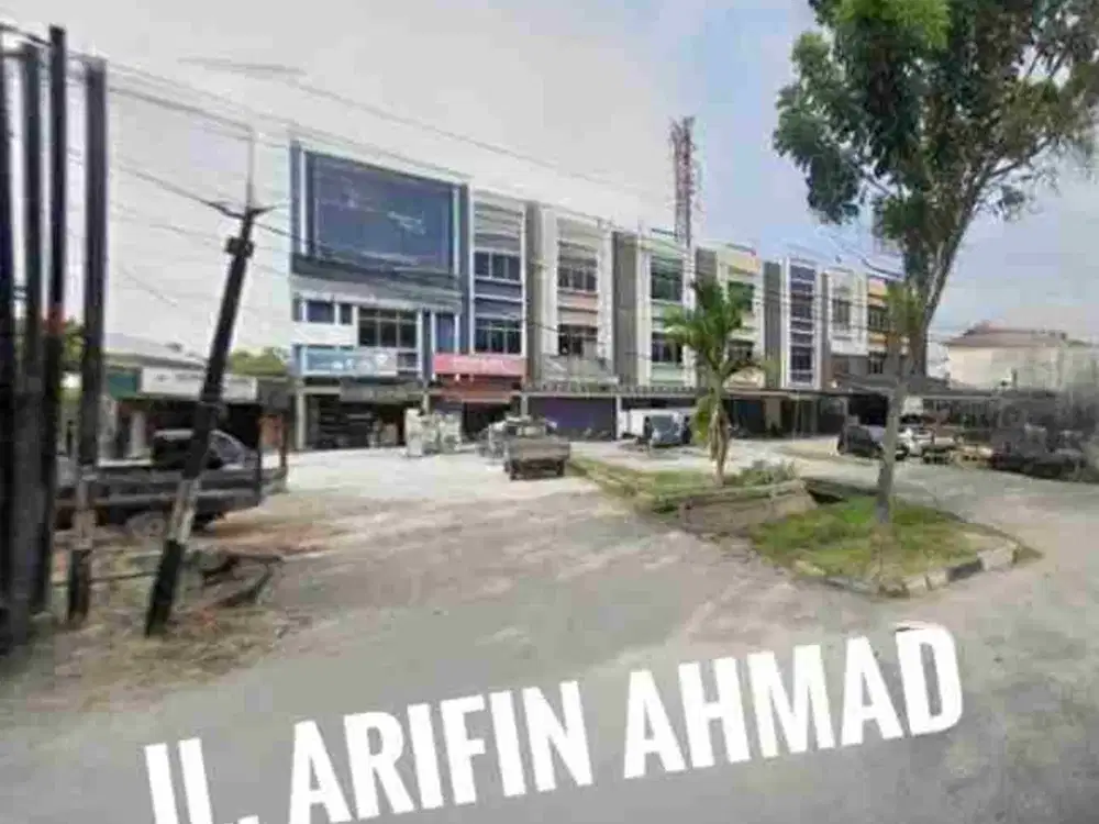 RUKO 2 PINTU GANDENG – STRATEGIS DI Jl. ARIFIN AHMAD, PEKANBARU