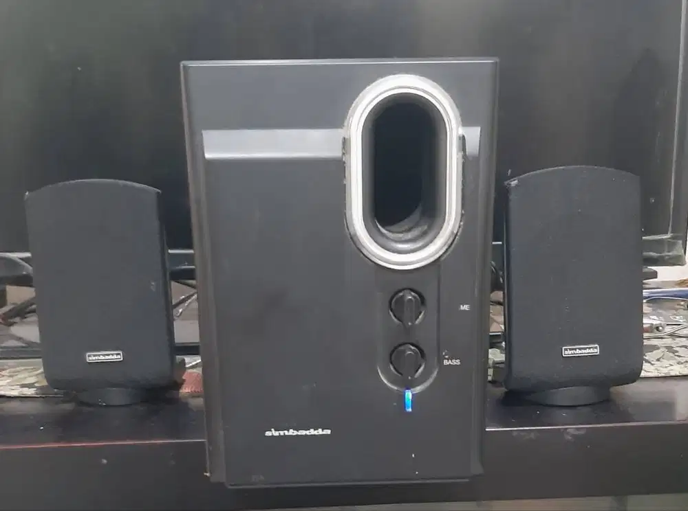 DiJual SUBWOOFER aktif simbadda CST 5100N + 2speker, + 4 Speker MOBIL