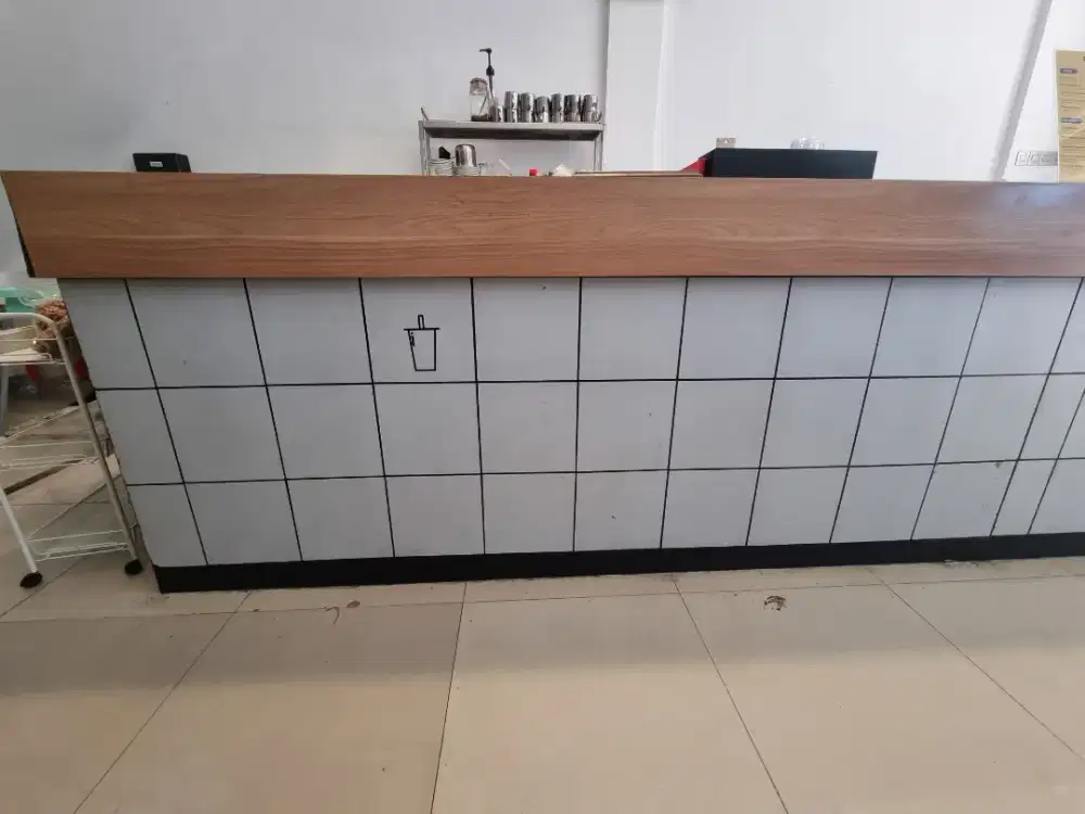 Meja counter ex cafe