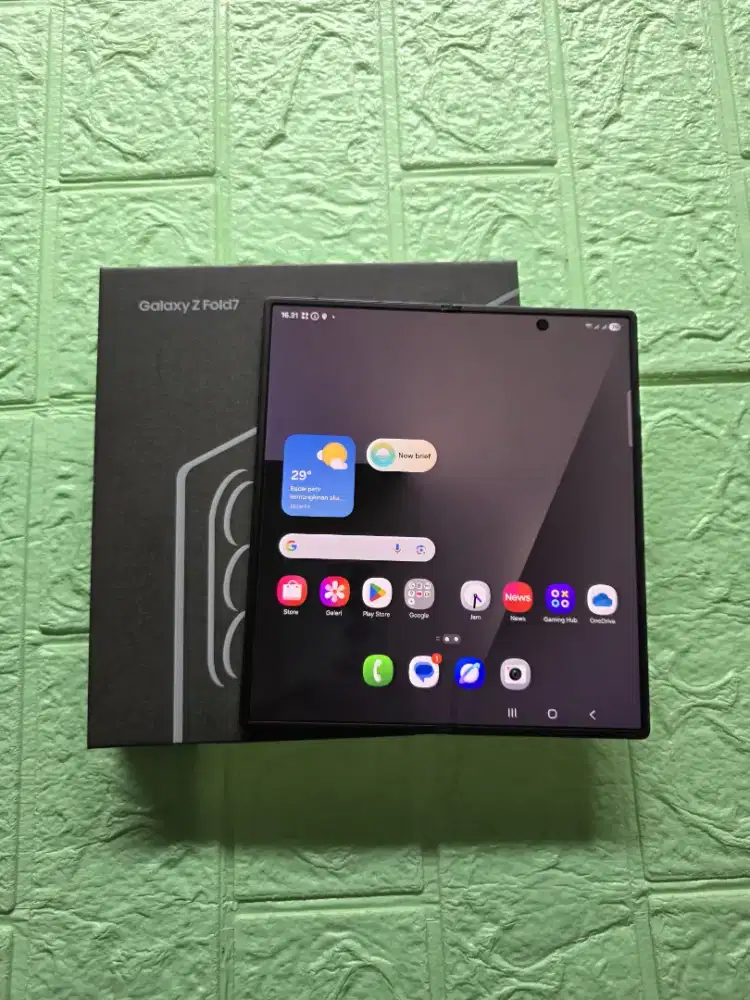 Samsung Z Fold 7 5G Black
Kondisi 96% Mulus Lengkap
Ram 16gb/1TB