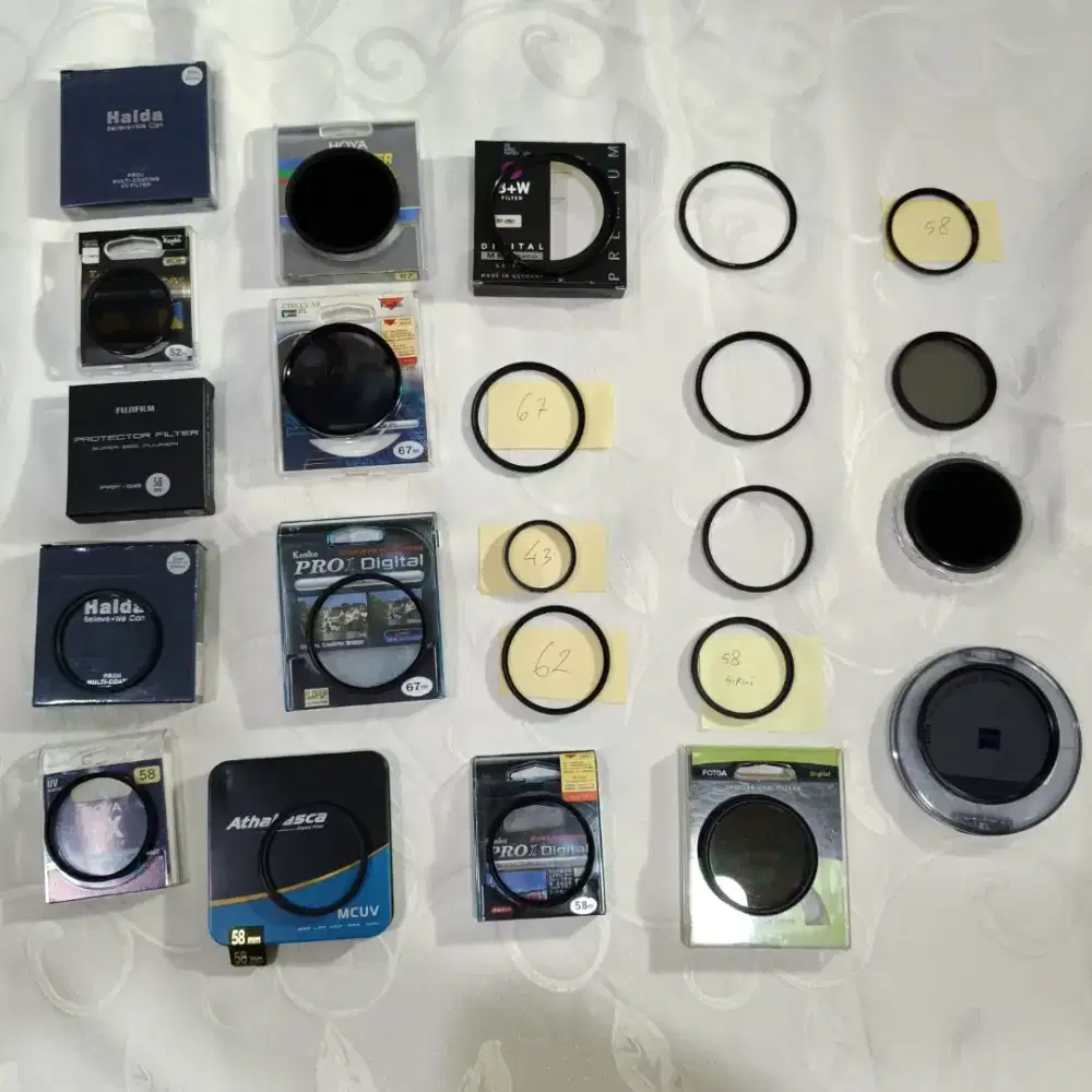 Filter kamera hoya kenko BW Nisi Athabasca fujifilm sony leica
