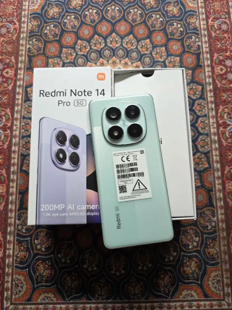Xiaomi Note 14 Pro 5G 8/256gb Lengkap Mulus Normal