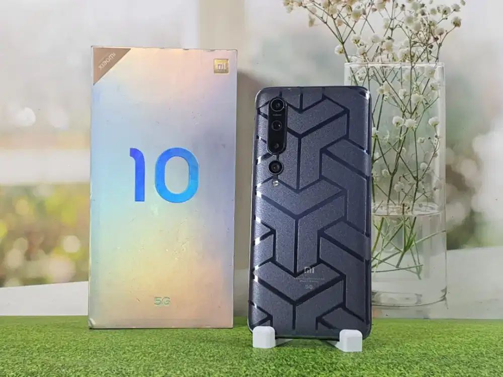 Xiaomi Mi 10 5G NFC Ram 8GB/256GB fullset Resmi Indonesia