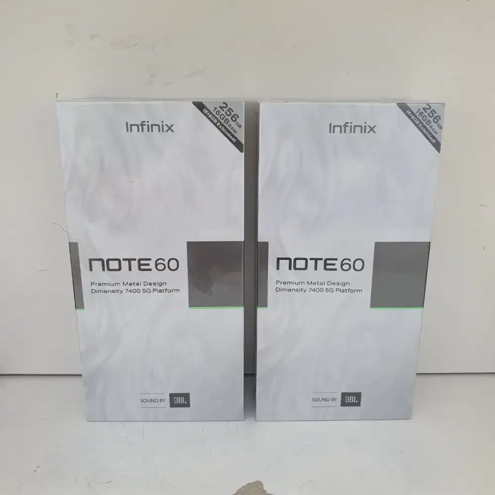 Infinix Note 60 5G 8/256GB New Garansi Resmi